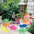 Zhanmai 48 Pieces Water Growing Dinosaurs Party Favors Expandable Dinosaurs Toy Water Animals Toys Aquatic Dinosaur Toy Set Colorful Expanding Din...