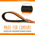 Mighty Paw Dog Leash - Soft Padded Handle - D-Ring and Pet Leash Clip - Carabiner Clip - Weatherproof with Reflective Stitching - 6 Foot Long Dog ...