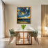 Posterizer 1 pcs- starry night inspired landscapes-nature-oil painting style 3-Landscape & Nature Art-Floral Botanical Art- Decor for Home & Offic...