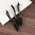 Retractable Black Ink Gel Pens, 10 Pack Quick Dry 0.5mm Fine Point Premium Rolling Ball Gel Pens Refillable for Office School Supply...