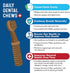 Bernie's Charming Chompers - Daily Dental Chews for Dogs 5-15 Lbs. - 22 Count - Cleans Teeth, Freshens Breath, Boosts Oral-Gut Microbiome. Easy to...