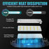 BRAINIAC LED Garage Light Bulbs, 100W 10000LM Super Bright Garage Lighting with 5 Adjustable Panels, E26/E27 Screw-in Deformable Led Garage Ceilin...