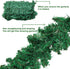 9 ft Prelit Christmas Pine Garland with 50 Battery Operated Warm White LED Lights Timer Outdoor Display...