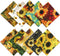 10Pcs 25 x 25cm Sunflower Cotton Fabric Patchwork Printed Patterns Quilting Fabric Sewing Patchwork Precut Fabric for DIY Artcraft...