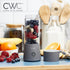 COOK WITH COLOR Mini Portable Blender - 250W Power, 12oz Capacity, Stainless Steel Blade, Wireless/USB Rechargeable, Grey...