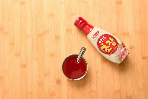 Woomtree Hot Red Chili Pepper Paste Sauce with Vinegar (Chogochujang), 12oz- Bottle | Korean Food | Asian Food |...