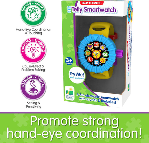 The Learning Journey: Early Learning - On The Go Telly Smartwatch – Baby and Toddler Pretend Play Kids Watches - Toys & Gifts for Boys & Girls Age...