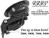 Reliable Recliner Replacement Parts Handle Small Oval Black Plastic Pull Recliner Handle 3" by 3.5" Handle Only Fits 3mm & 6mm Cables (Car Door Fl...
