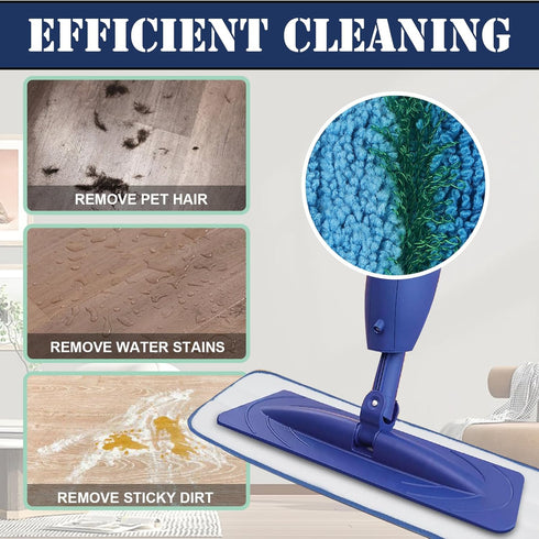 6 Pack Mop Pads Replacement for Bona Mop?18 Inch Reusable Microfiber Cleaning Pads for Hardwood Floors Wet Dry Mops Floor Cleaning Pads...