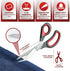 XFasten Heavy-Duty Professional Tailor Scissors, 9.5-Inch Heavy Duty Ultra-sharp Dressmaker’s Scissors Shears for Fabric Cutting | Sewing scissors...