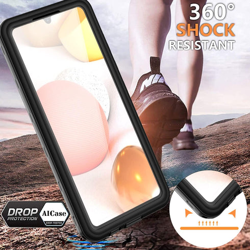 AICase Waterproof Case for Samsung Galaxy A42 5G (6.6") Snowproof, Dustproof and Shockproof, IP68 Certified Full Body Protection Fully Sealed Unde...