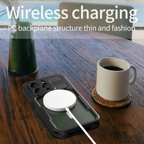 for iPhone 14 Pro Case Waterproof, Built-in Screen Protector Full-Body Rugged Sealed Cover Shockproof Dustproof Waterproof Case for iPhone 14 Pro ...