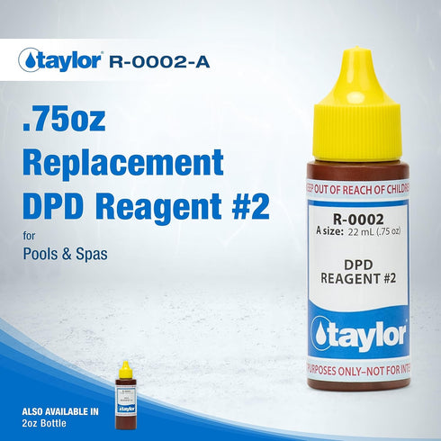 Taylor R-0002-A Reagent #2 Chlorine/Bromine DPD .75 ounce...