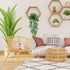 Whonline Fake Hanging Plants, Artificial Small Potted Plants for Indoor Outdoor Aesthetic Office Living Room Shelf Decor (1 Pack)...