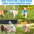 Indestructible Dog Chew Toys for Aggressive Chewers, Tough Dog Bones Toys for Large Dogs, Super Chewer Dog Toys to Keep Them Busy...