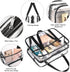Clear Toiletry Bag Thick Transparent Cosmetic Bag Waterproof Makeup Artist Large Bag Diaper Case Luggage Organizer Storage Easy Clean Large......