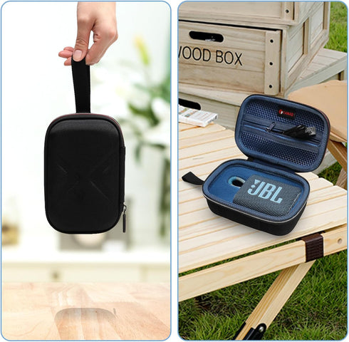 XANAD Blue Case for JBL Go3 / Go 3 Eco Portable Wireless Bluetooth Speaker - Travel Protective Carrying Storage Case Bag...