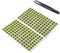 208 Pcs Static Grass Model Grass Tufts Railway Artificial Grass Miniature Grass Tuft Terrain Kit for DIY Model Railway Fairy Garden Diorama Scener...