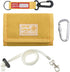 Rough Enough Kids Wallet for Boys Girls Preppy Teen with Neck Lanyard Keychain Canvas Mustard Yellow...