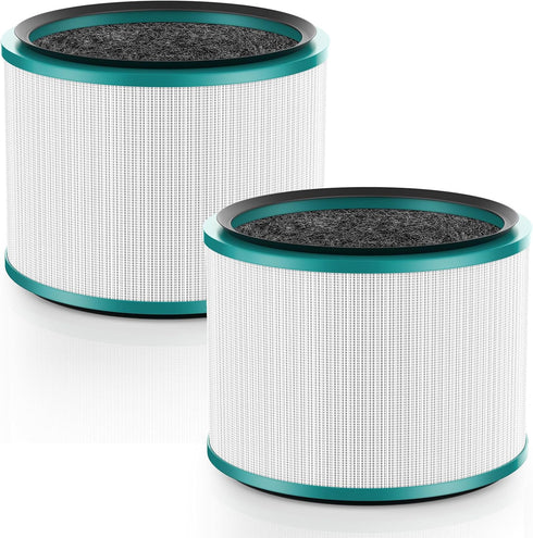 2 Pack Air Purifier Filter Replacements for Dyson HP01, HP02, DP01 Desk Purifiers. Compare to Part # 968125-03 - Compatible with Dyson Pure Hot Co...