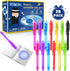 GIFTINBOX Invisible Ink Pen, 28PCS Spy Pen for Kids with UV Light Magic Marker for Secret Message, Birthday Party Favors for Kids, Classroom Prize...