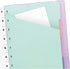 FILOFAX Refillable Pastel Notebook, A5 (8.25" x 5") Orchid - 112 Cream moveable pages - Index, pocket and page marker (B115054U)...