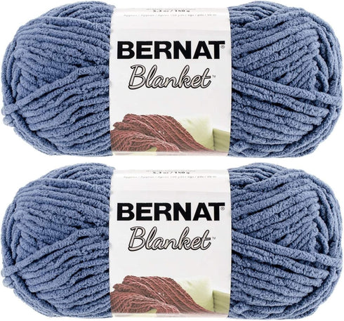 Bernat Blanket Big Ball Yarn (2-Pack) Country Blue 161110-10106......