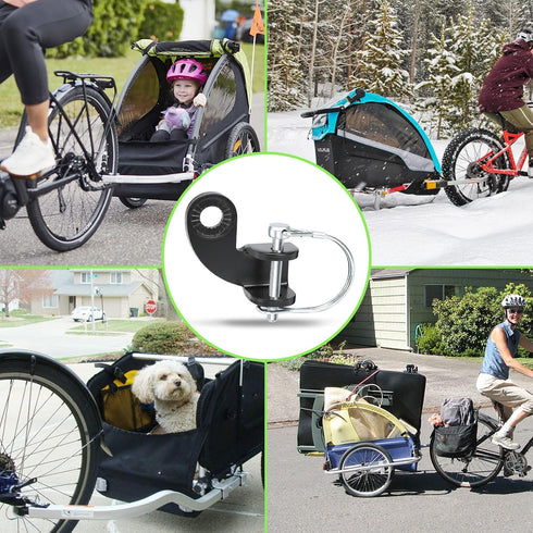 Mofeez Bike Trailer Hitch Coupler Attachment for Burley Bicycle Trailers (12.2mm)...