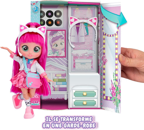 Cry Babies BFF Daisy Fashion Doll with 9+ Surprises including Outfit and Accessories for Fashion Toy, Girls and Boys Ages 4 and Up, 7.8 Inch Doll,...