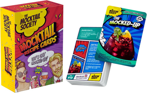 50 Premium Non-Alcoholic Mocktail Recipe Cards for Non-Alcoholic Cocktails - Elevate Your Drink Experience with Expert Mixology Tips and Recipes...