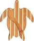 Totally Bamboo Sea Turtle Charcuterie Board with Spreader Knife Gift Set, 11-1/2" x 8-5/8"...