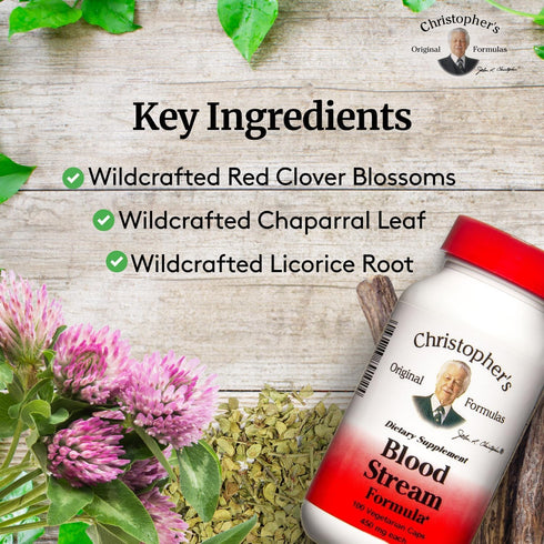 Dr. Christopher's Blood Stream Formula - Supplement for Blood Circulation and Vein Elasticity...