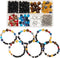 SUNNYCLUE 1 Box 300+Pcs DIY 10 Sets Solar System Bracelets Kit Universe Galaxy The Nine Guardian Planets Beading Bracelet Necklace Tiger Eye Bead ...