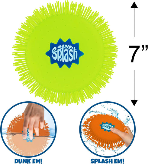 ArtCreativity Splash Water Flying Disc Toys, Set of 3, Water Splashing Frisbee for Kids in 3 Bright Colors, Backyard Games and Outdoor Summer Toys...