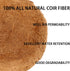 Halatool 2 PCS 14 Inch Round Coco Liners Hanging Basket 100% Natural Replacement Coconut Fiber Liner for Garden Flower Pot Vegetables Herbs...