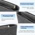 Felt Insert Purse Organizer with Zipper fit GG Marmont Matelasse Shoulder Bag, Organizer Handbag Tote Liner Pouch for Women Inner Bladder Bag Stor...