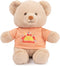 GUND “You are My Sunshine” Sustainable Message Bear with Orange T-Shirt, Teddy Bear Made from 100% Recycled Materials for Ages 1 and Up, Tan, 12”...