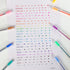 Colored Journal Planner Pens, Fine Point Gel Ink Drawing Pens, 28Pcs 0.5mm,Quick Dry,Japanese Style Smooth Writing Fineliner Pen for Bullet Journa...