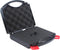 Small Hard Carrying Case with Pluck Foam Interior for Pistol, GoPro, Camera, and More - Outer Size 9 x 7.7 x 2.2 Inches, Black...