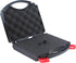 Small Hard Carrying Case with Pluck Foam Interior for Pistol, GoPro, Camera, and More - Outer Size 9 x 7.7 x 2.2 Inches, Black...
