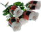 Patriotic Flowers, US Flag, Memorial Day, 4th of July Decor America Veterans Day, One Bouquet 7 Stems Red White Blue...