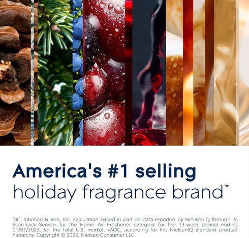 Glade Candle Marshmallow Irish Cream, Fragrance Candle Infused with Essential Oils, Air Freshener Candle, 3-Wick Candle, 6.8 Oz, 3 Count...