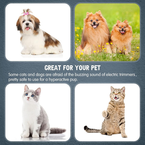 5 Pieces Razor Comb for Dogs Hair Grooming Trimmer Comb for Pet Razor Comb with 25 Extra Blades Manual Dog Hair Trimmer Comb Double Edge Razor for...