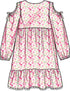 Simplicity Easy to Make Children's and Girls' Relaxed Fit Tiered Dress Sewing Pattern Packet, Design Code S9933, Sizes 7-8-10-12-14, Multicolor...