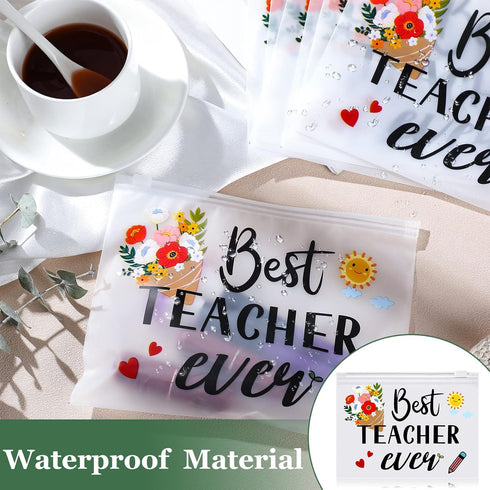 Cunno 60 Pcs Teacher Appreciation Gifts Bulk Small Teacher Survival Kit Bag Waterproof Makeup Pouch Cosmetic Pencil Bag Thank You Gifts for Women ...