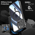 Jmltech for iPhone 15 Pro Max Case Clear Magnetic Protective Crystal Clear Silicone Bumper Hard Back Shockproof Phone Cases for iPhone 15 Pro Max ...