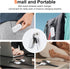 Facbiny Portable Wireless Watch Charger, 1200mAh Keychain Wireless Power Bank with Type A-C Cable, Travel for Apple Watch Series 9/8/7/6/5/4/3/2/S...