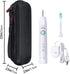khanka Hard Electric Toothbrush Travel Case with 2 Pack Toothpaste Cap, Compatible with Philips Sonicare ProtectiveClean 4100 5100 5300 6100 6500,...
