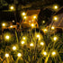 2 Pack Solar Powered Firefly Lights, 20 LEDs Waterproof Garden Firefly Lights, Swaying Lights, 2 Modes, Outdoor Solar Firefly Lights for Party Gar...