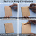 150 Pack Seed Saving Envelopes,Small Paper Envelopes for Seeds,Mini Envelopes,Coin Envelopes,Key Envelopes,Self-Adhesive Kraft Seed Envelopes,Let ...